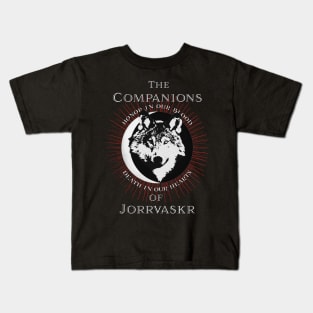 Companions of Jorrvaskr Vintage Art Kids T-Shirt